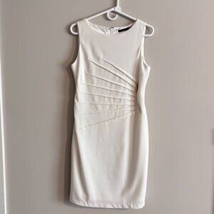 White Dress Knee Length Size 6
